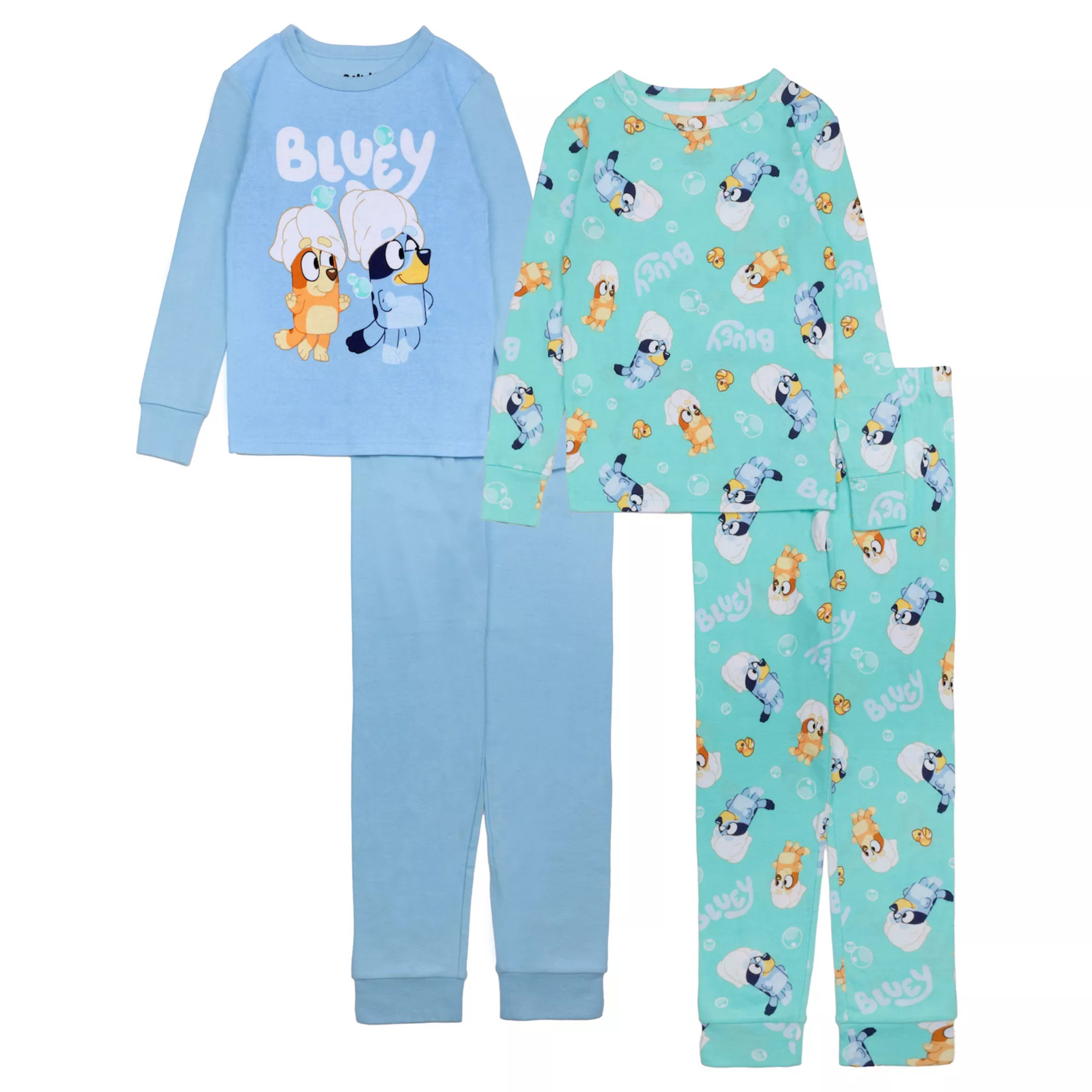 Girls 4-8 Bluey 4-Piece Pajama Top & Pajama Bottoms Set | Kohl's