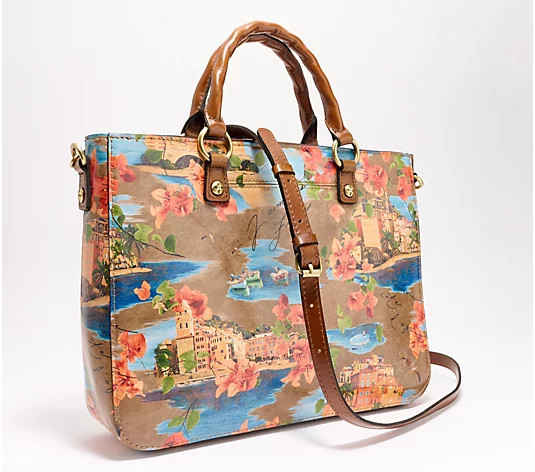 Patricia Nash Leather Solene Satchel | QVC