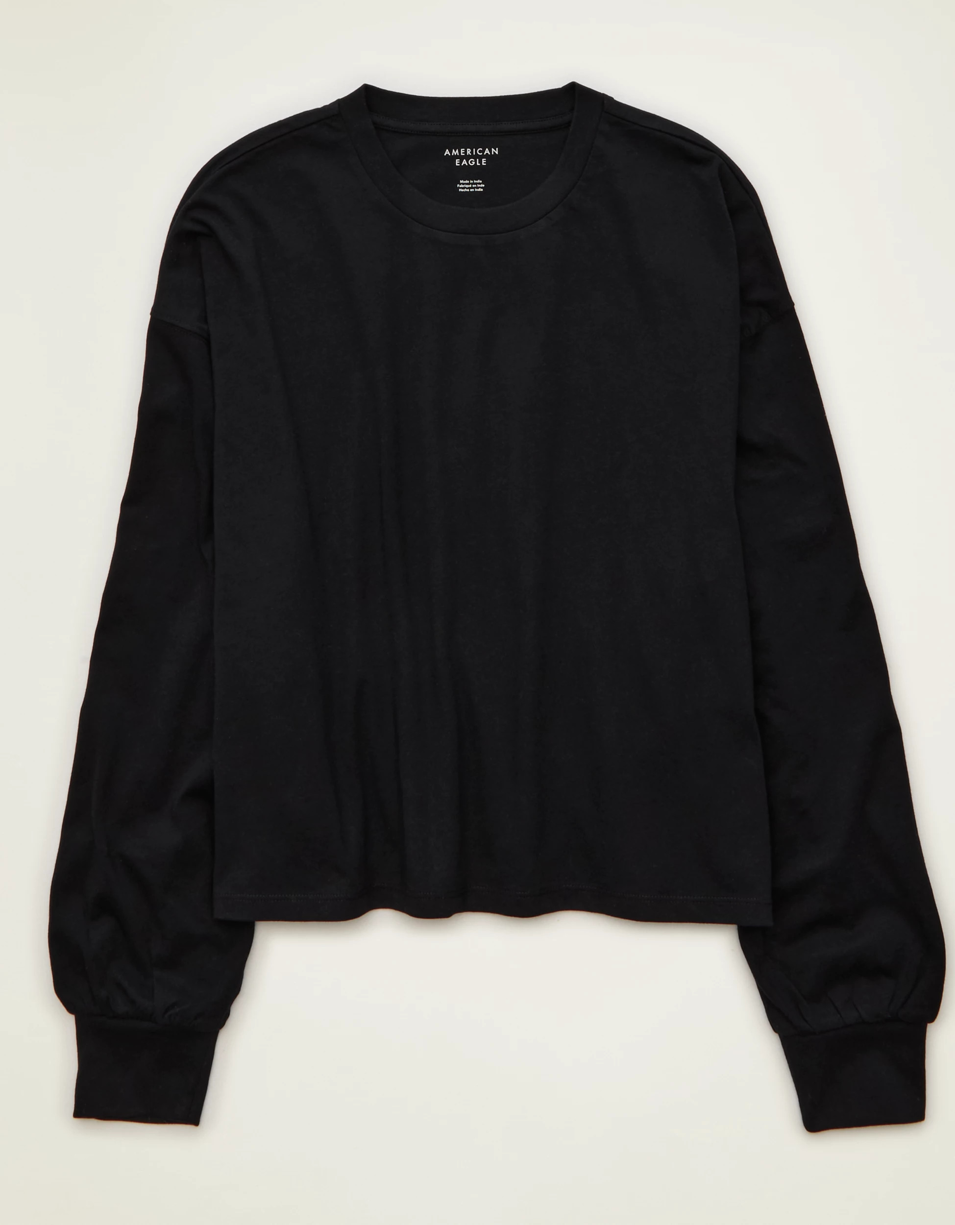 AE Balloon Sleeve Crew Neck Tee | American Eagle Outfitters (US & CA)
