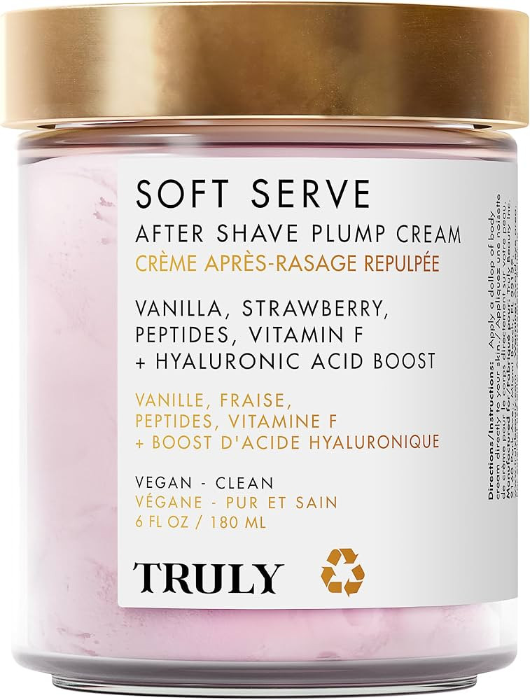 Truly Beauty Soft Serve After Shave Plump Cream | Post-Shave Body Lotion | Amazon (US)