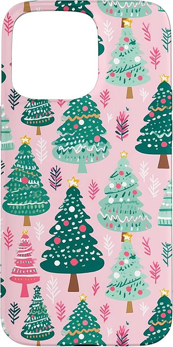 Preppy Christmas Tree Print Case for iPhone 15 Pro Max | Amazon (US)