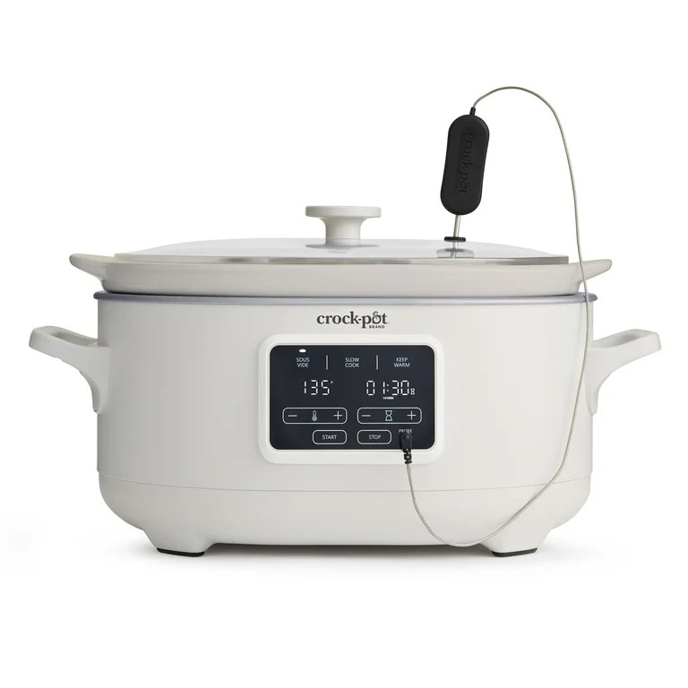Crock-Pot® Programmable 6-Quart Slow Cooker with Sous Vide, Oat Milk - Walmart.com | Walmart (US)