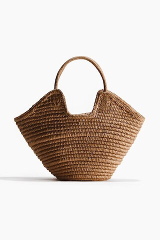 H & M - Straw Shopper - Beige | H&M (US + CA)