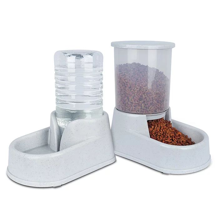 Noodoky Automatic Cat feeders and 2.5L Waterer, Auto Gravity Water and Food Dispenser for Small M... | Walmart (US)