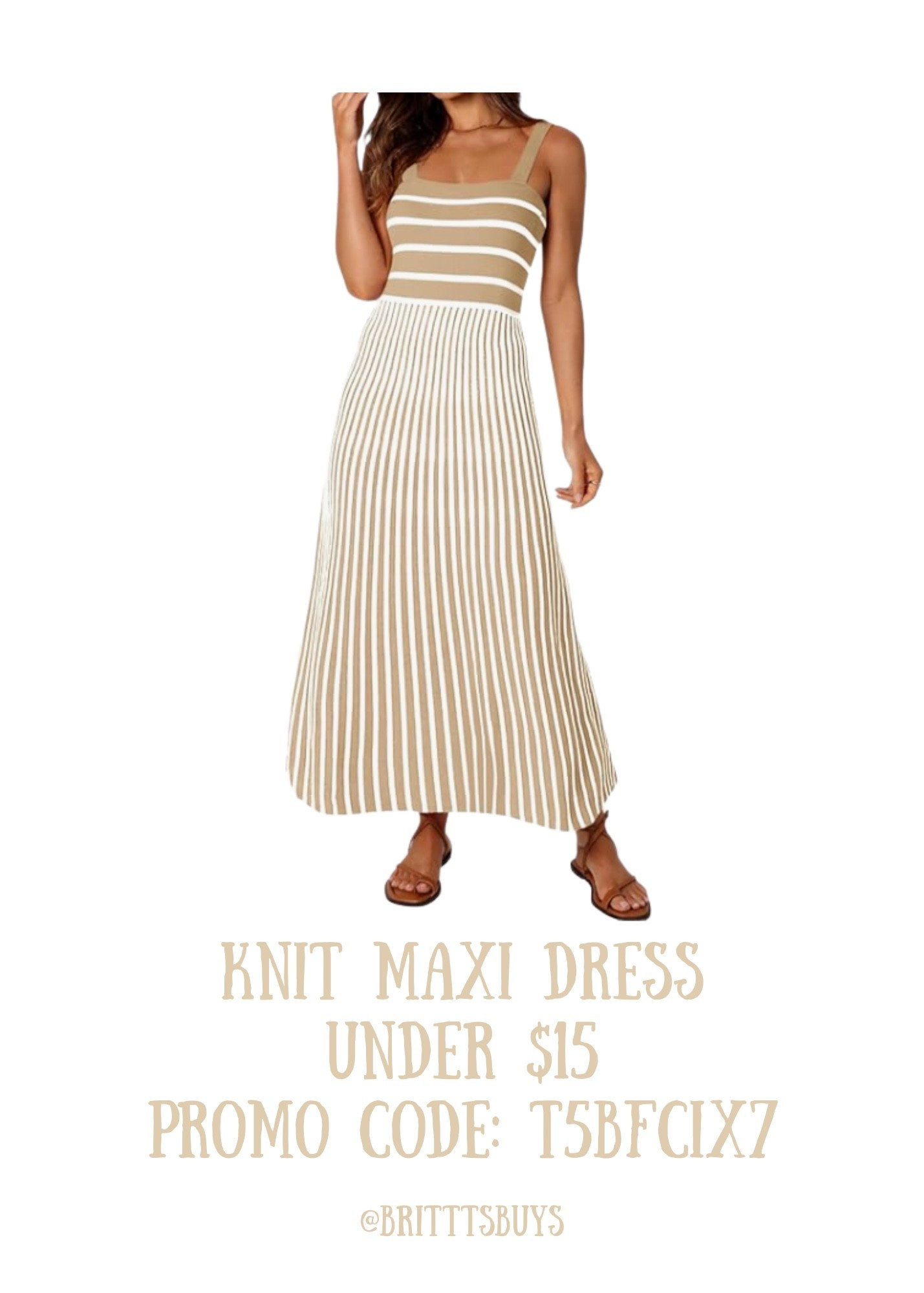 Knit Maxi Dress under $15!! Type in promo code: T5BFCIX7 for 50% off!! 

#LTKSaleAlert #LTKBeauty #LTKWorkwear