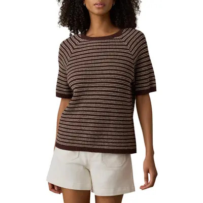 Miramar Stripe Linen & Organic Cotton Blend Sweater | Nordstrom