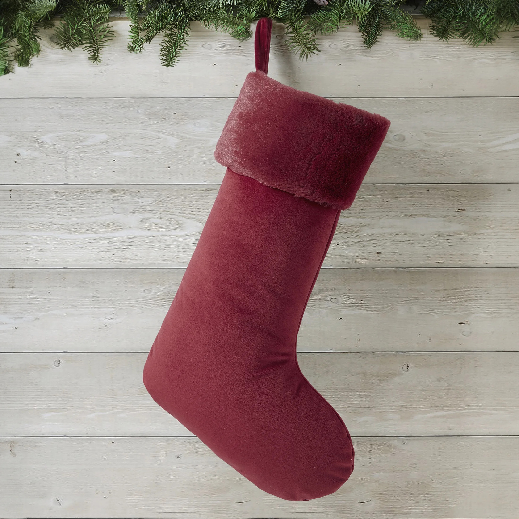 My Texas House Tarralin Red Christmas Stocking, 20" x 10" | Walmart (US)