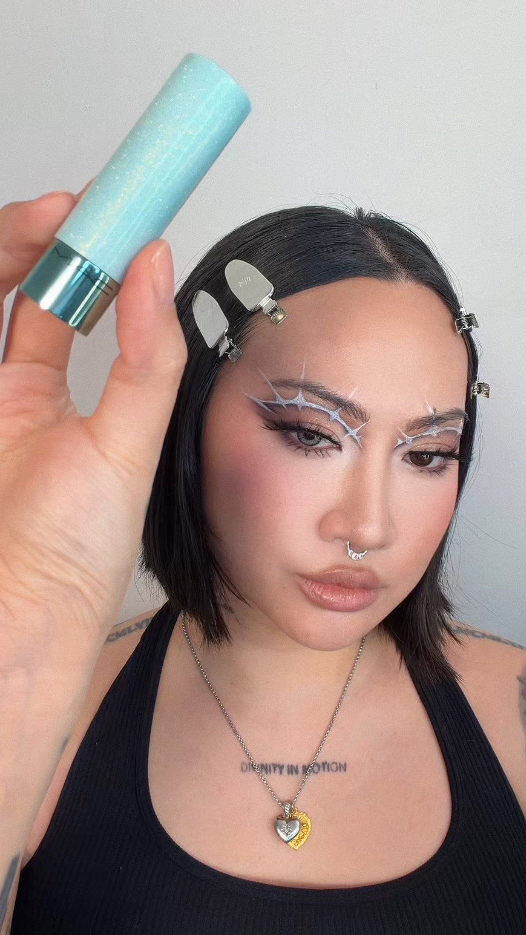 MAC HOLIDAY 2025 COLLECTION MAKEUP TRY-ON 🎄💄 
- sugar crystal lip oil stick is a limited edition lip oil in a sheer lilac shade. Cute as a topper because it goes on sheer, hydrated, and not too pigmented so it won’t cover the lipstick underneath. Can wear by itself for a nice lilac glimmer  
- bounce & gleam highlighter “investMINT” is a mint shimmer highlighter with very buildable pigment with a futuristic finish of shifting mint 
- jelly shine eyeshadow “sparkle sparkle” is a  pearlescent, wet-effect shimmer shadow that applies smooth and very shimmery for that holiday sparkle.
- LIPGLASS AIR “hint of mint”, “frozen” in their new, popular, non-sticky, high shine lip gloss for the holidays. Goes on super smooth, no tackiness at all, and just so gorgeous with the soft specks of mint and pinks. I love these lipglasses. 

#giftsforher #giftguide #makeupgifts #giftsformakeuplovers #holidaymakeup #makeuptryon #makeupswatches 

#LTKBeauty #LTKFindsUnder50 #LTKGiftGuide