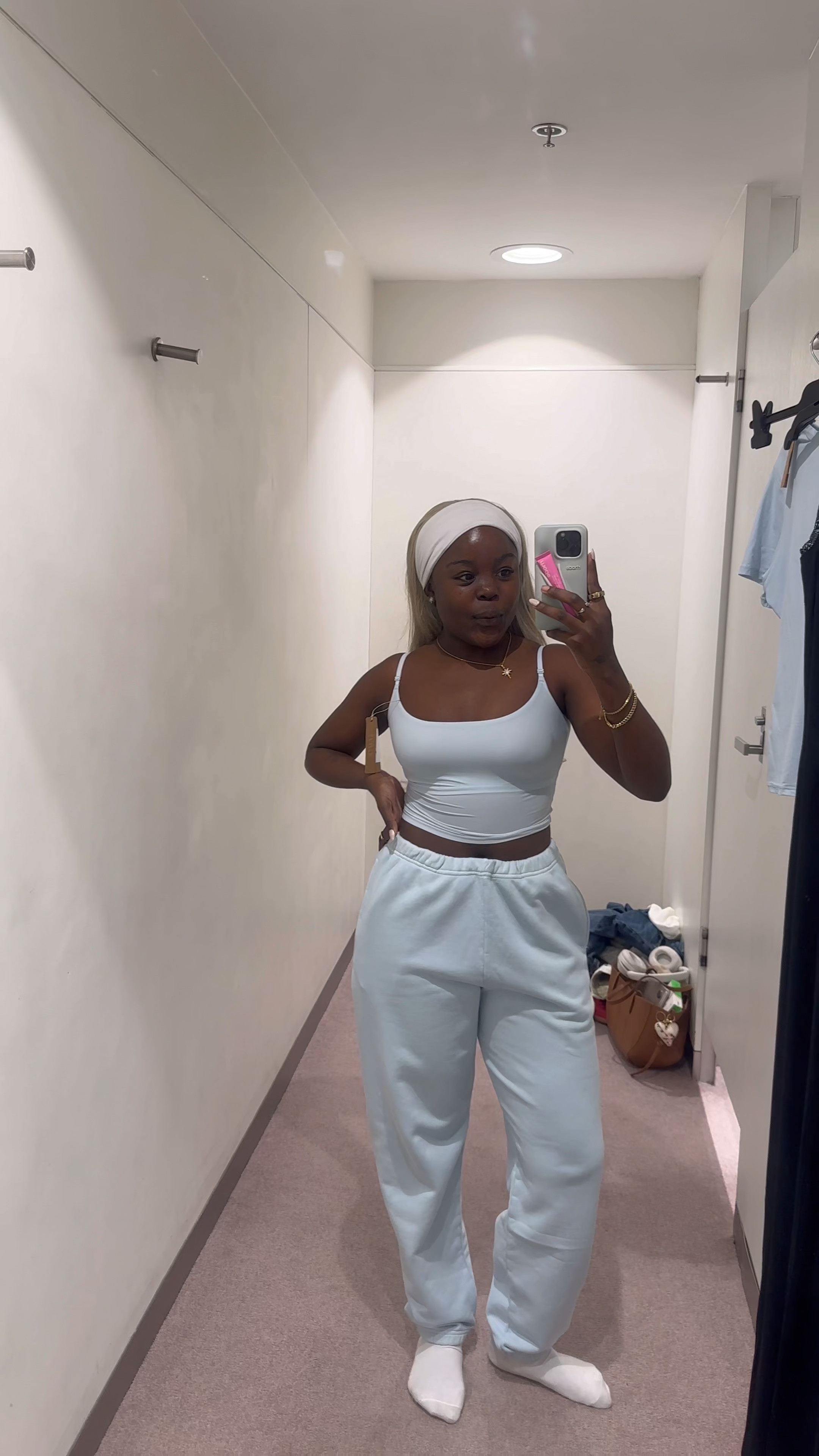 SKIMS try on!! I bought everything except the tee! 