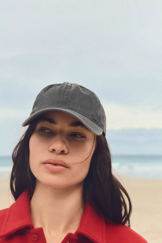 WASHED EFFECT TWILL CAP | Zara US