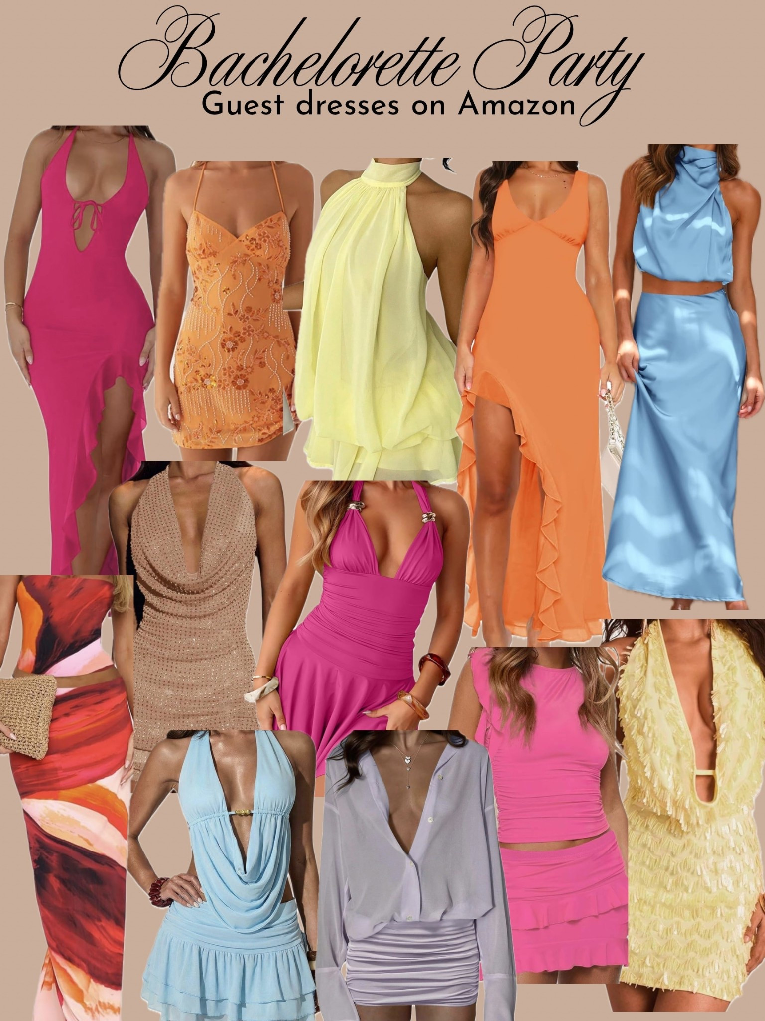 Bachelorette party guest dresses from Amazon under $50!

#LTKWedding #LTKootd #LTKSaleAlert