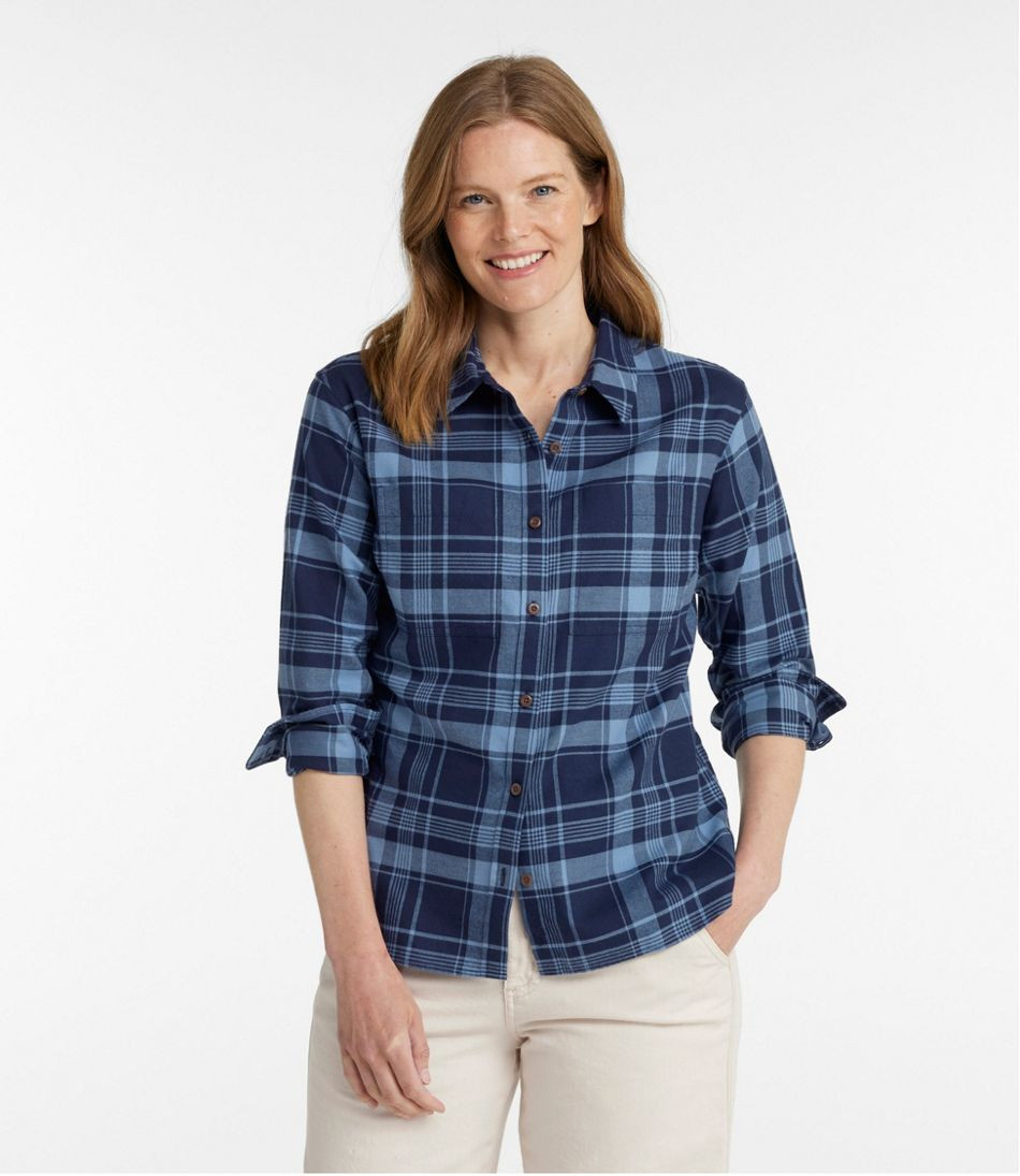 Women's Whisperweight Flannel Shirt, Button-Down | L.L. Bean