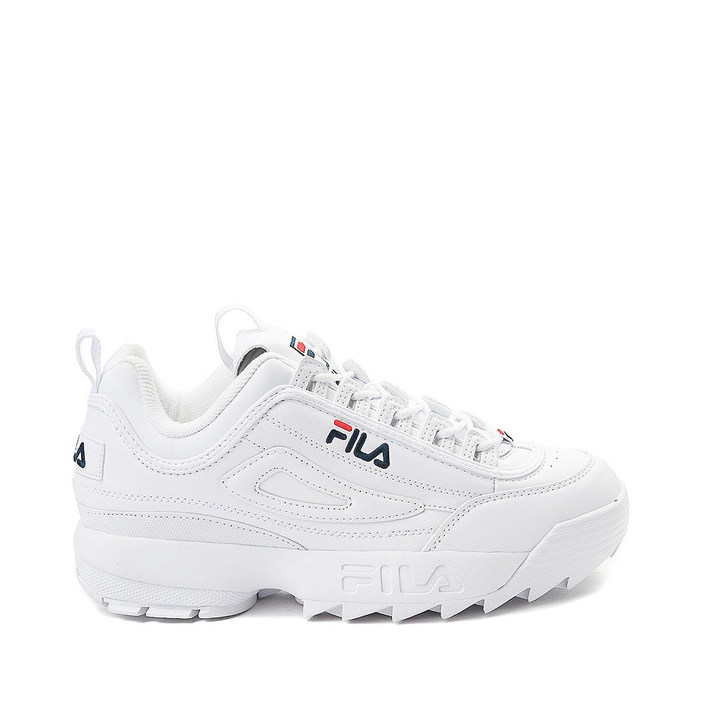 Womens Fila Disruptor 2 Premium Athletic Shoe - White | Journeys