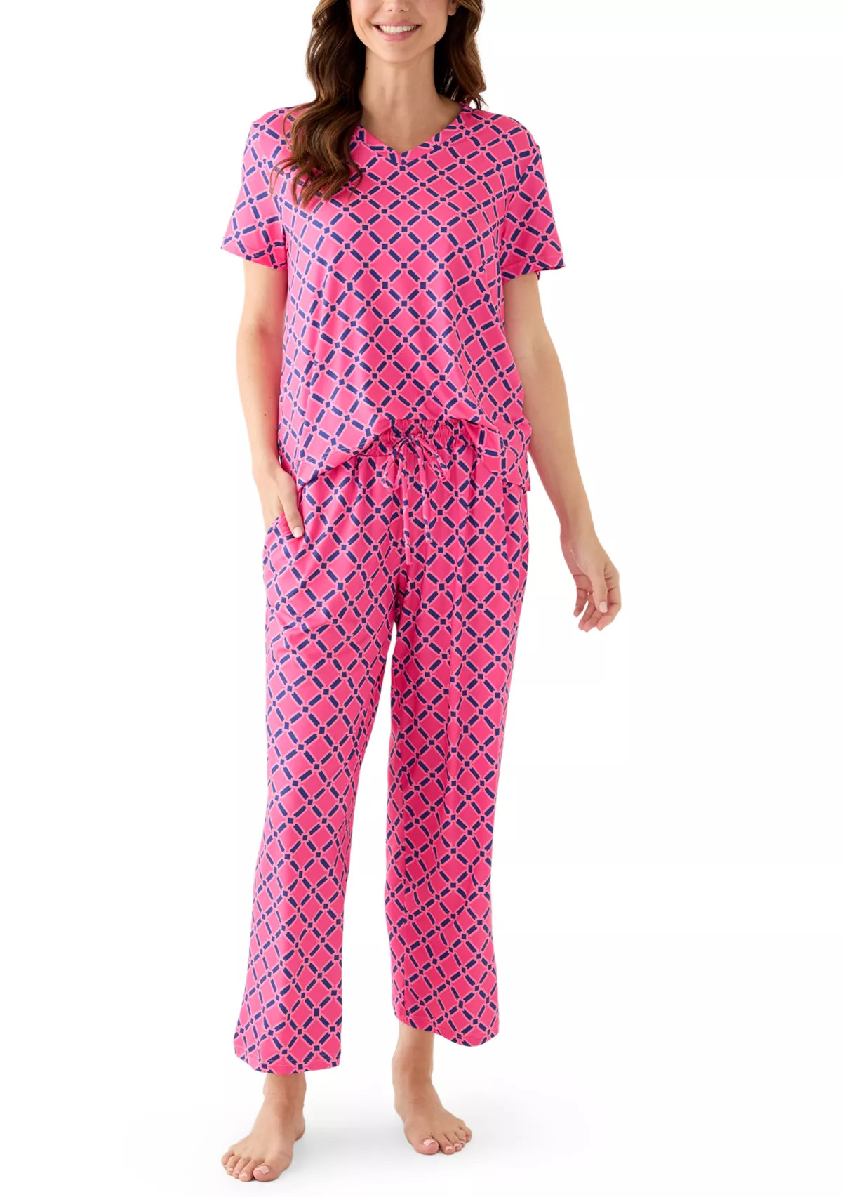 Mary SquareWomen's Alli Short Sleeve Pajama Set | Belk