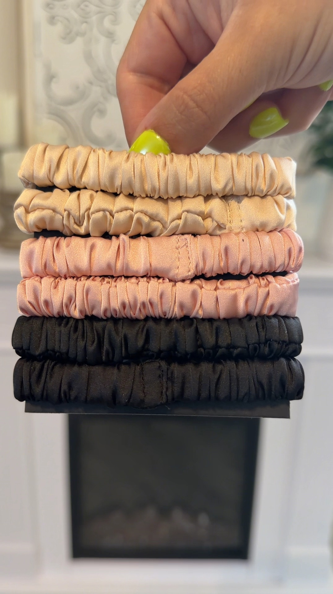 Upgrade your hair routine with these 6-piece silk hair ties 💕 gentle on your hair, no pulling, and perfect for everyday styles. Once you switch, you won’t go back!

#silkscrunchies #haircaremusthaves #nobreakagehair #healthierhair #beautyhacks

#LTKselfcare #LTKmomlife #LTKgrwm