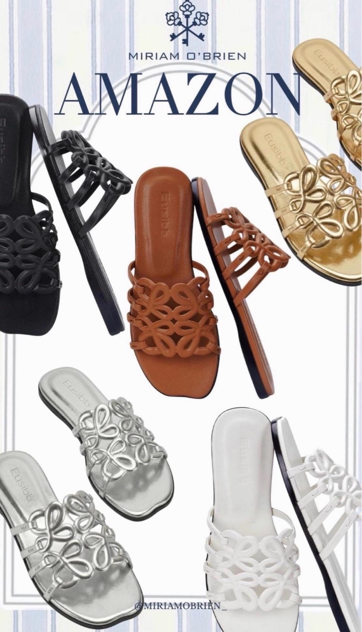 The sandals everyone will think are designer… but they’re an Amazon find. 

Follow me @miriamobrien on IG and TikTok 

#Amazon #Sandals #Summer #SummerSandals

#LTKSeasonal #LTKOver40 #LTKootd

#LTKootd #LTKSeasonal #LTKOver40

#LTKSeasonal #LTKOver40 #LTKootd