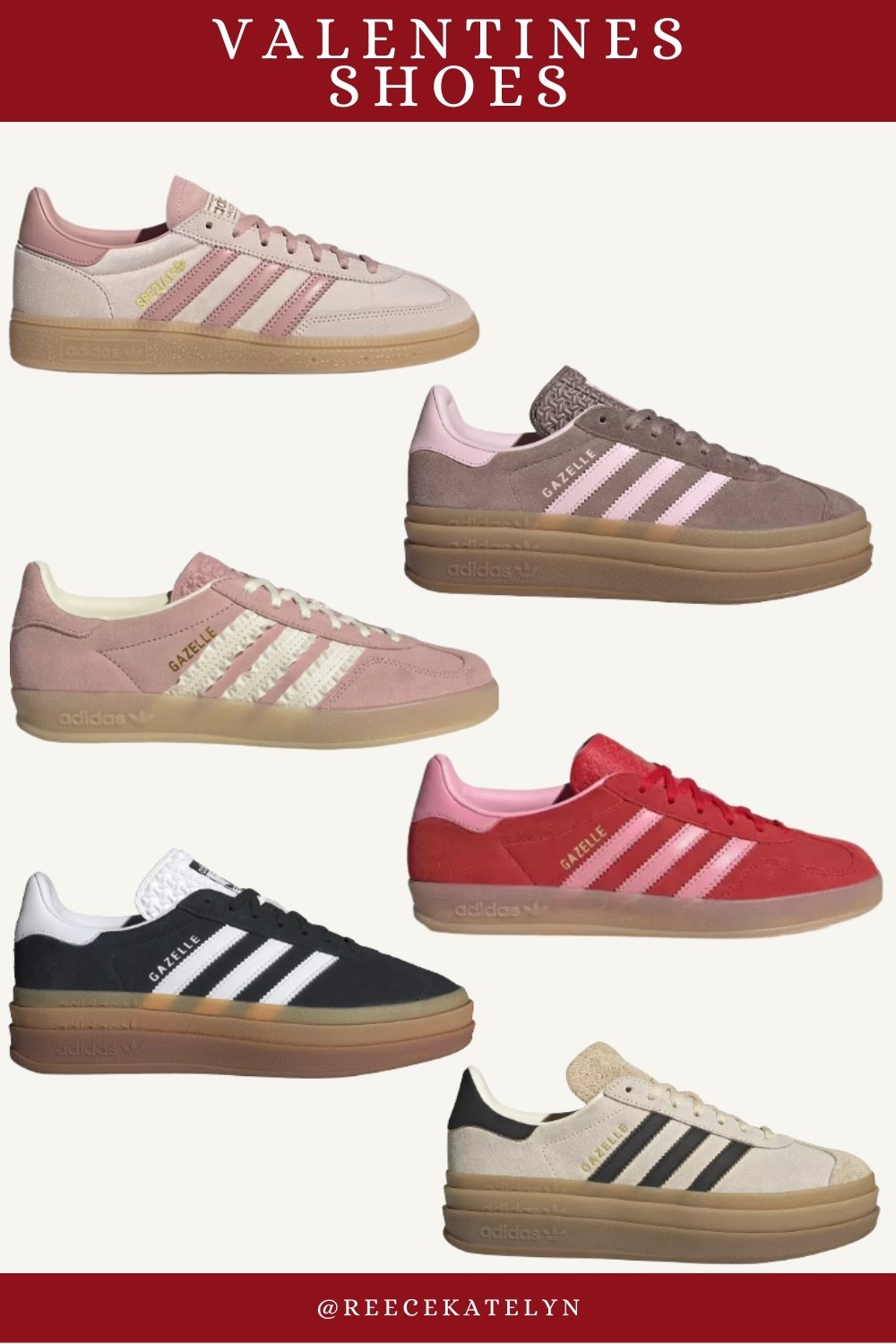 Valentines women’s sneakers / women’s shoes / adidas 