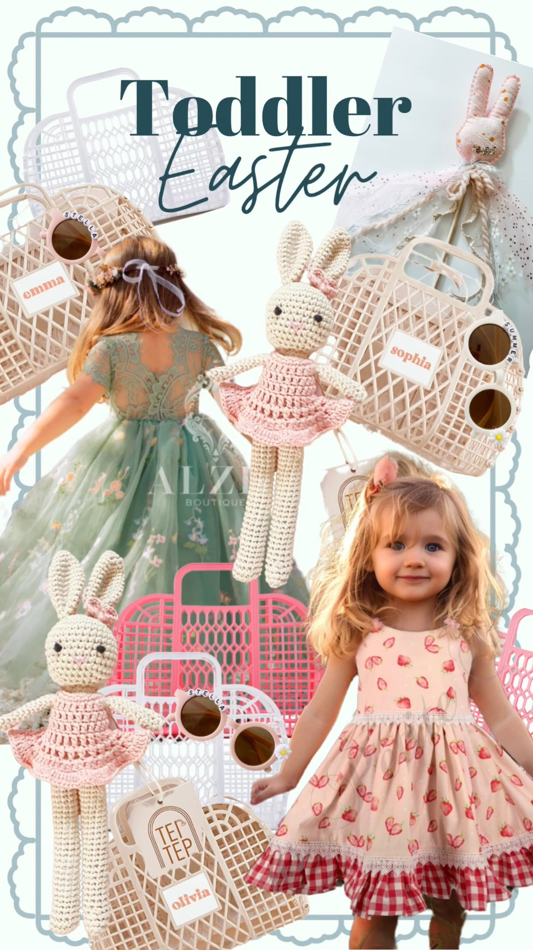 A Toddler’s Easter
🤍

Easter Outfit, Easter Dress, Spring Dress, Easter Basket for Toddler, Bunny Doll, Personalized Kids Sunglasses, Jelly Bag, Reusable Gift Basket, Beach Bag

#LTKKids #LTKBaby #LTKGiftGuide