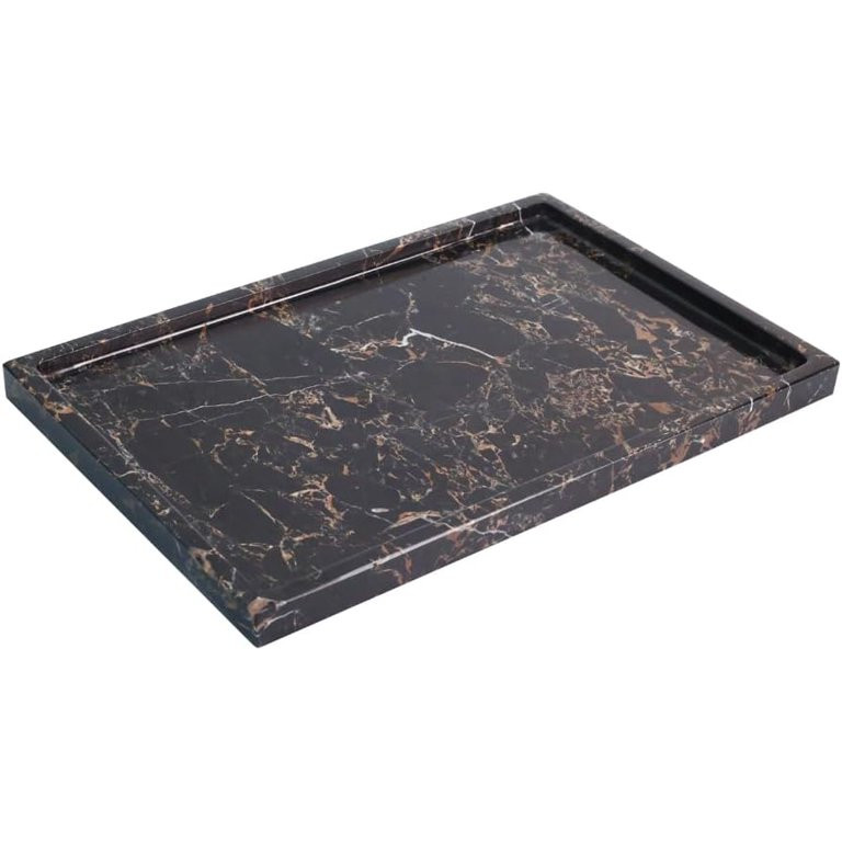 100% Natural Marble Serving Tray Luxury Calaccata Viola Marble Storage Tray for Home Decor Stone ... | Walmart (US)