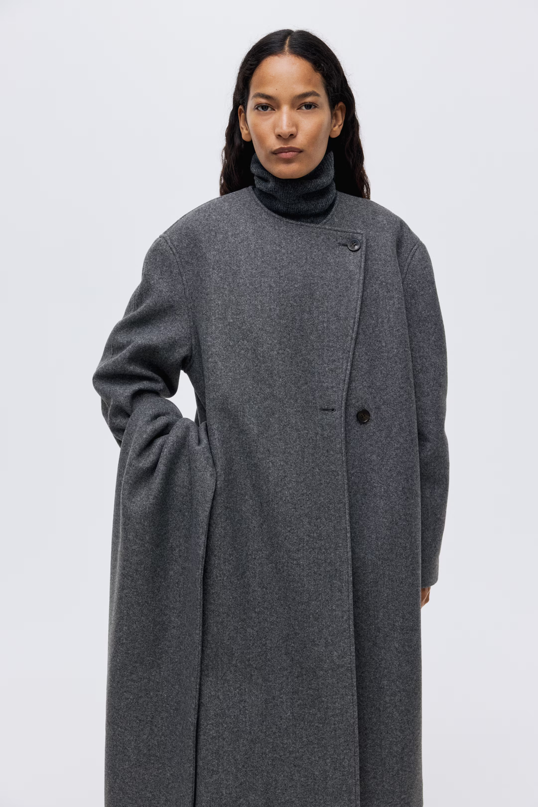 Scarf-detail coat | H&M (UK, MY, IN, SG, PH, TW, HK)