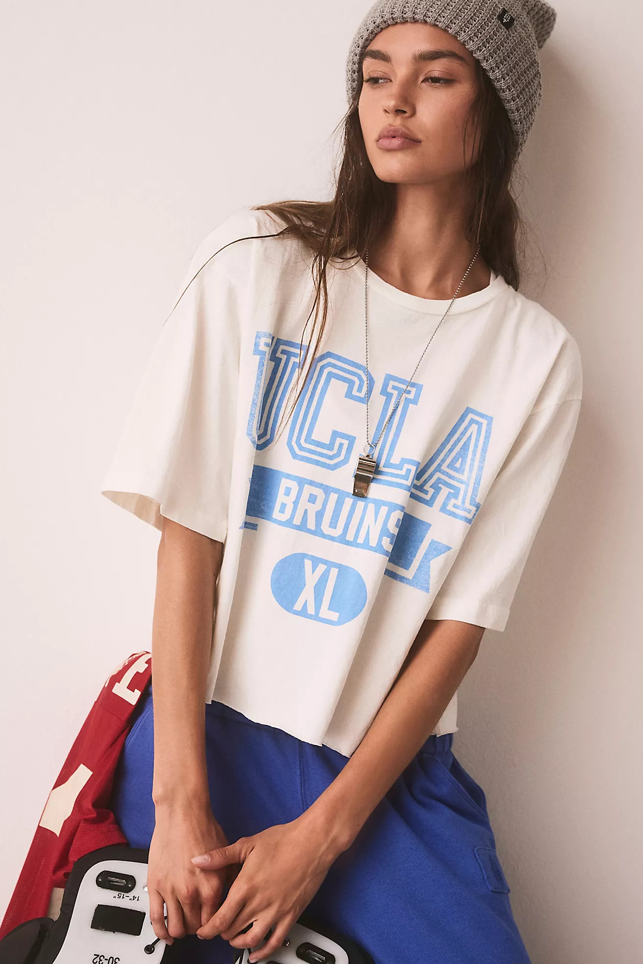 Ucla Cropped Boyfriend Tee | Free People (Global - UK&FR Excluded)