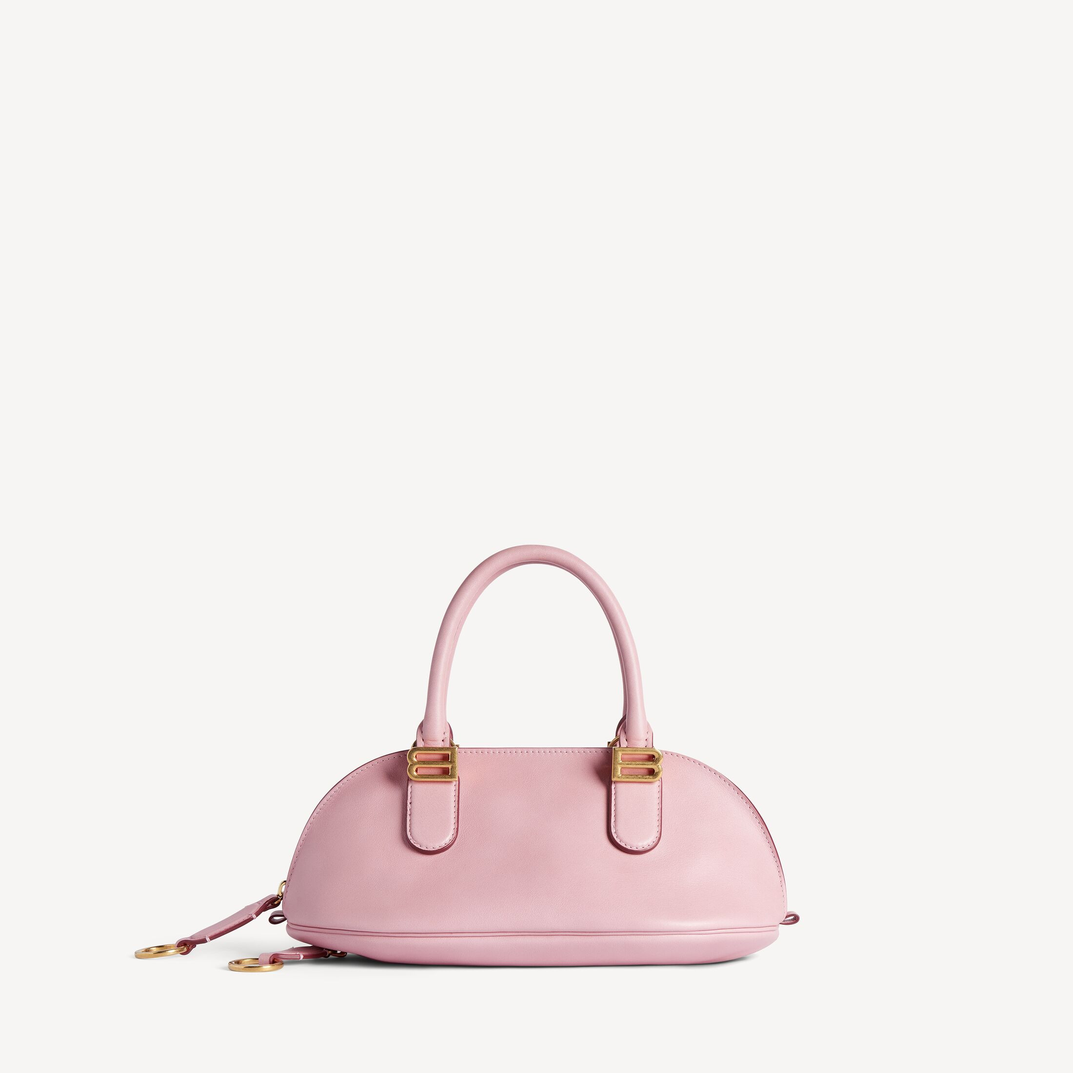 Women's Bolero Bowling Bag Mini in Pink/moka | Balenciaga US | Balenciaga