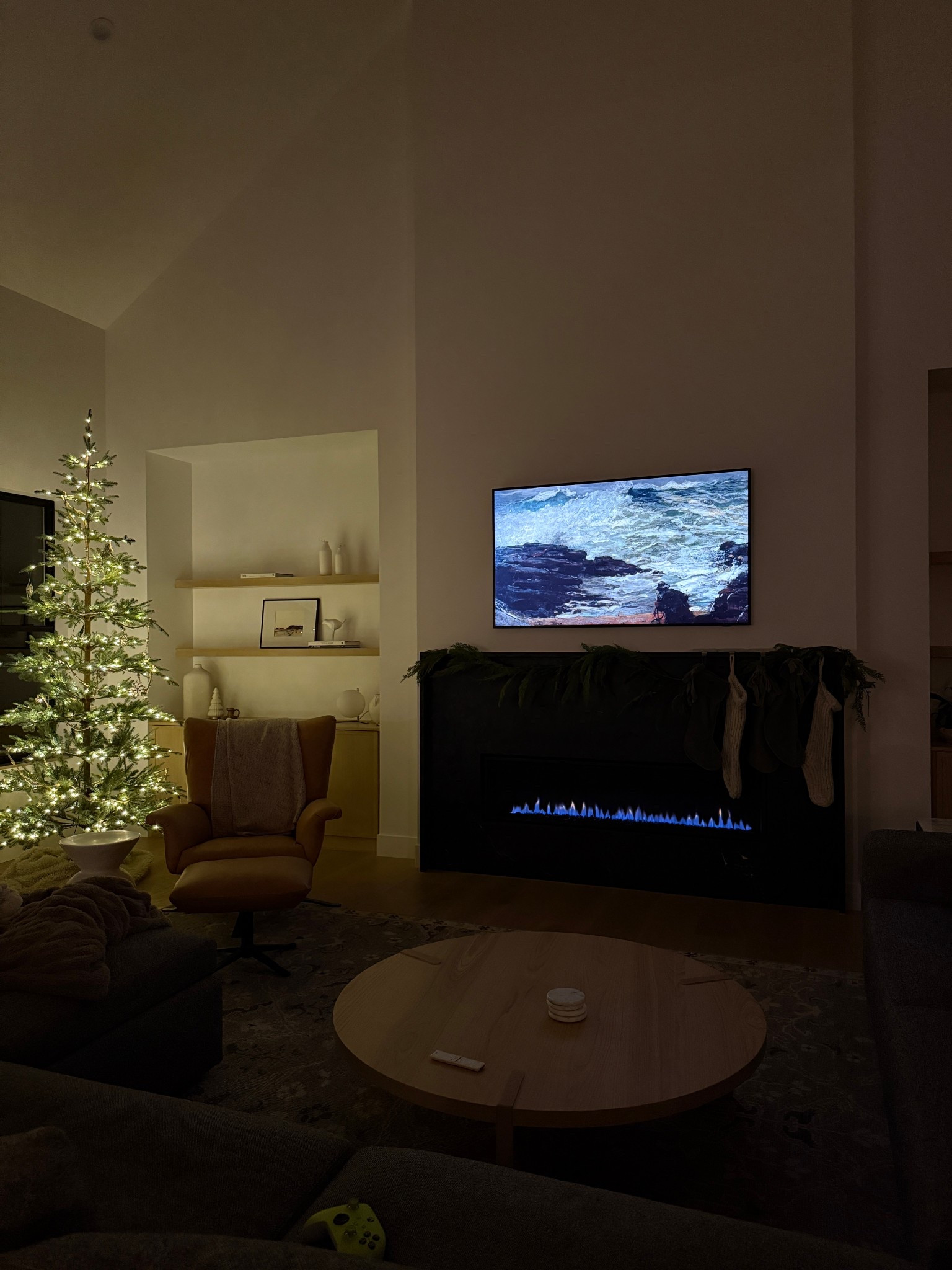 The tree is up! 

#LTKHoliday #LTKSeasonal #LTKHome