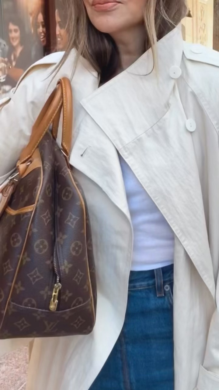 Transitional outfit 
Zara trench coat wearing a size medium fits oversized 

#LTKgrwm #LTKootd #LTKWorkwear