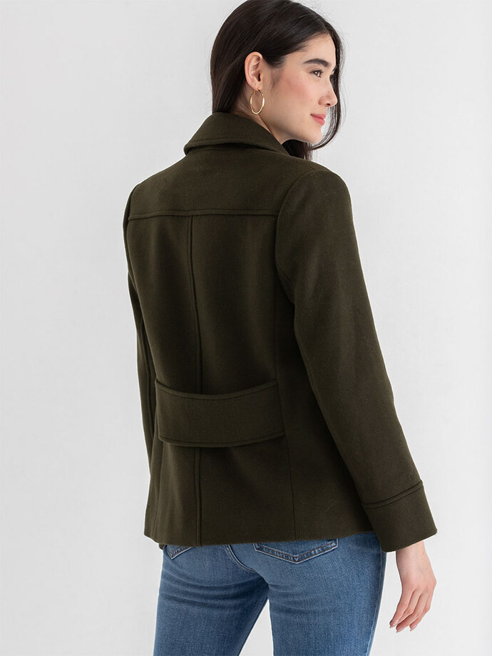 Taylor Double Breasted Peacoat | Ricki's