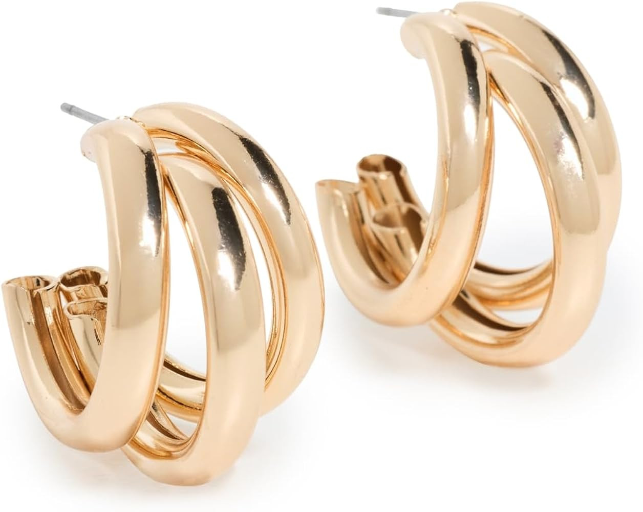 Brinker + Eliza Women's Mini Triple Threat Hoops | Amazon (US)