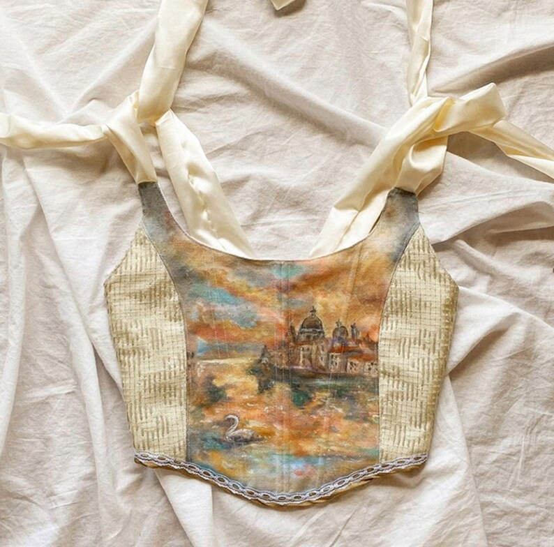 Vintage Corset Top, Womens Corset Top Pattern, Milkmaid Corset Crop Top, Victorian Corset Crop To... | Etsy (US)