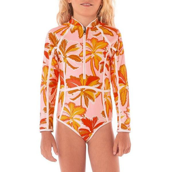 Girls' Maaji Moorea One Piece Swimsuit 12 Pink Palms | Scheels Sports