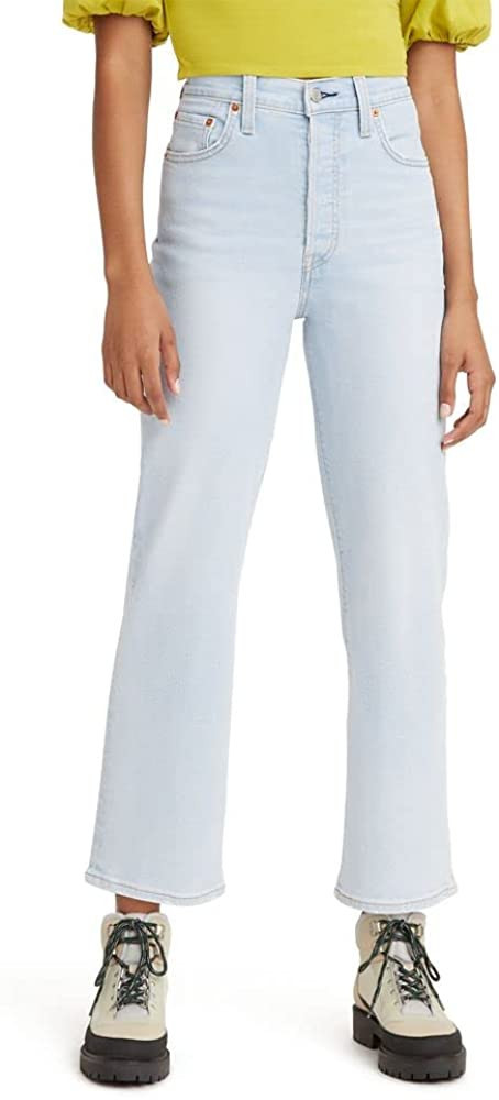 Levi's Women's Ribcage Straight Ankle Jeans | Amazon (US)