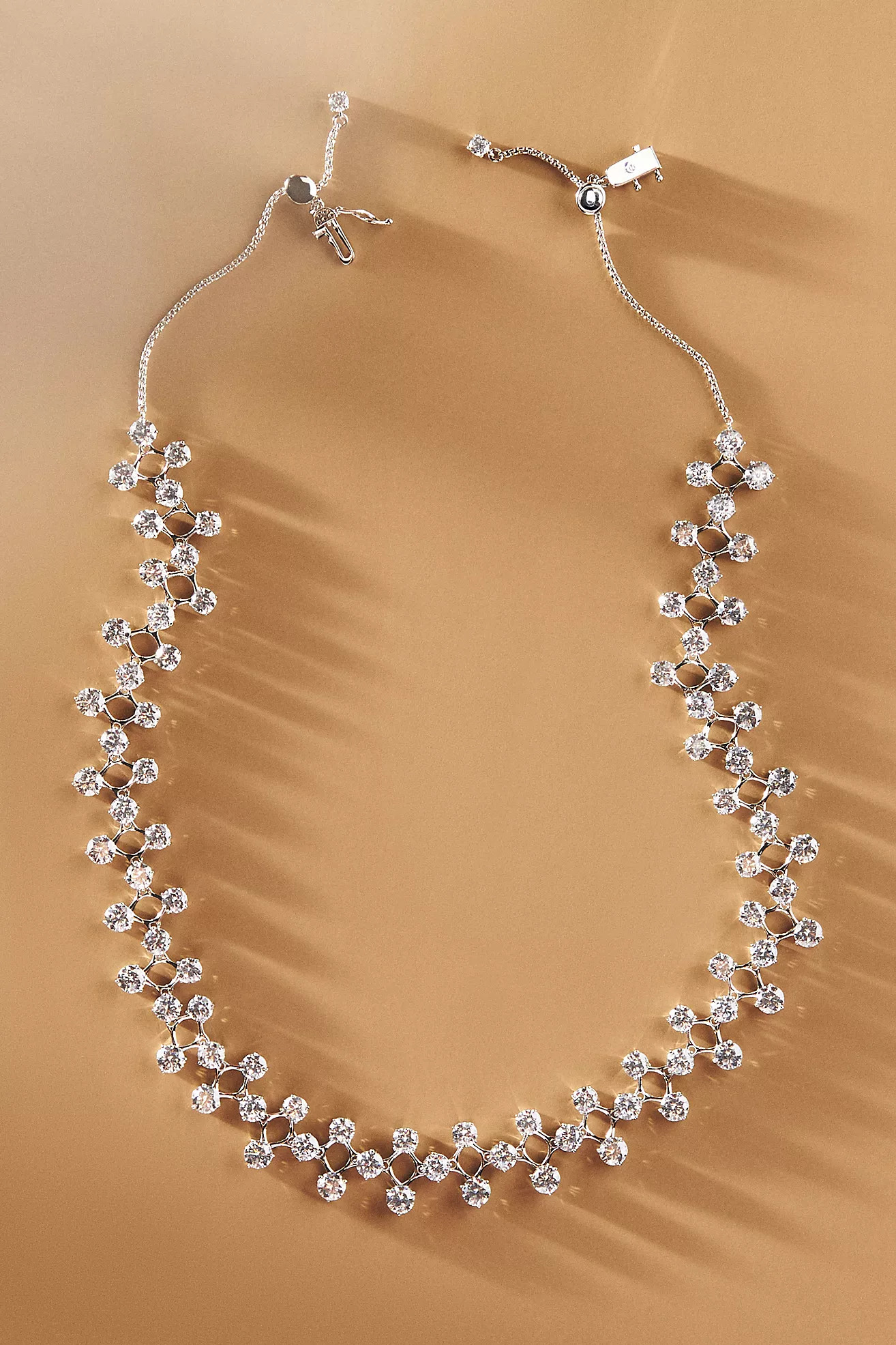 NADRI Silver Halle Adjustable Collar Necklace | Anthropologie (US)