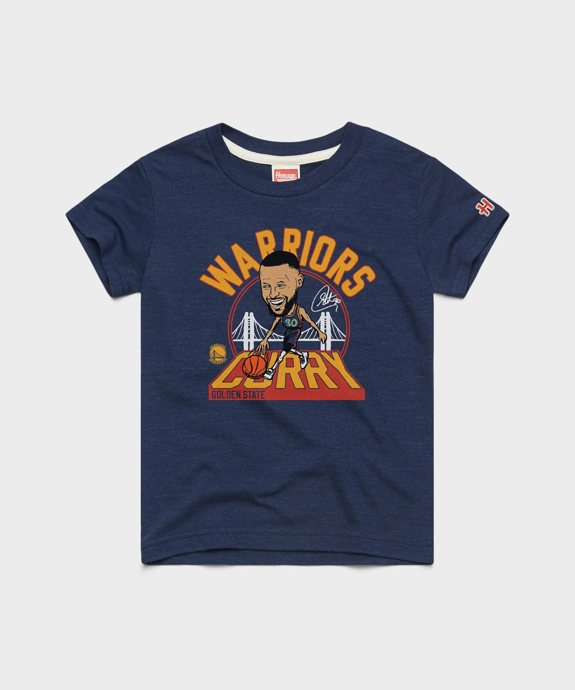 Youth Warriors Stephen Curry Signature City Edition 2024 | Kids NBA T-Shirt | Homage