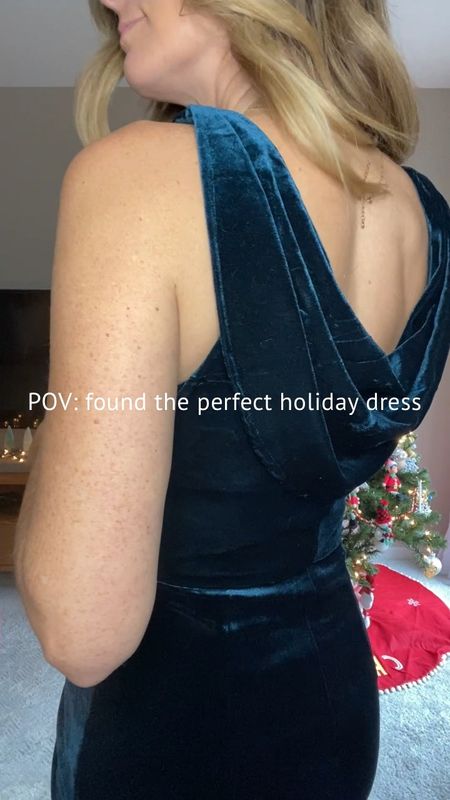 Holiday dress with the perfect back drape…all in a gorgeous velvet and under $40! Amazon finds. Wearing a small.

#LTKGiftGuide #LTKstyletip #LTKHoliday