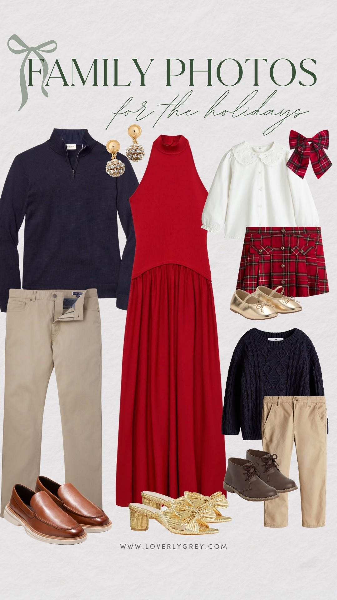 Holiday family photo outfits ideas! Loving the traditional red of this halter maxi dress. Such a classic color combination that is perfect for holiday cards! 

Loverly Grey, holiday family photos, Nordstrom, H&M, outfit inspo 

#LTKHoliday #LTKFamily #LTKSeasonal