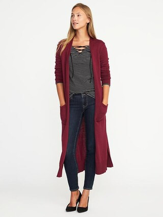 Open-Front Extra-Long Sweater for Women | Old Navy US