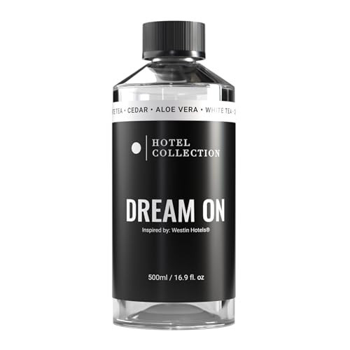 Hotel Collection Essential Scent Oil - Scent Includes White Tea, Cedarwood & Amber - Aromatic Oils for a Room Diffuser & Air Freshener - Aromatherapy Fragrance for Home - Dream On, 16.9 fl oz | Amazon (US)