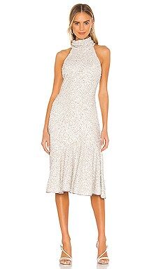 SAYLOR Anika Dress in Silver from Revolve.com | Revolve Clothing (Global)