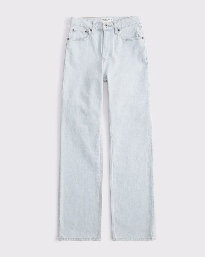Women's High Rise 90s Relaxed Jean | Women's Bottoms | Abercrombie.com | Abercrombie & Fitch (UK)