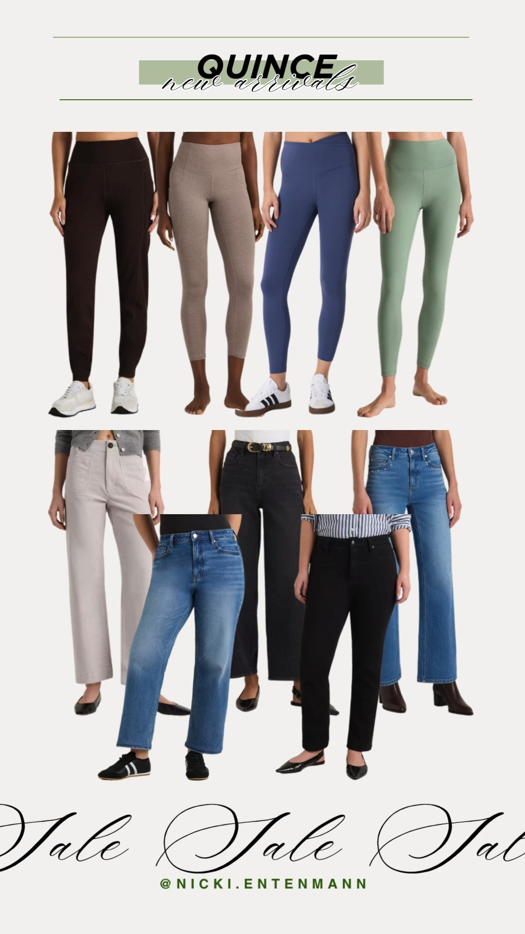 Quince new bottoms blend buttery comfort, flattering fits and everyday polish for effortless style that moves with you all season. #Quince #bottoms #pants #newarrivals #sustainablefashion #everydaystyle #casualwear #workwear #denim #outfitinspo
 

 #LTKootd #LTKActive #LTKSaleAlert
