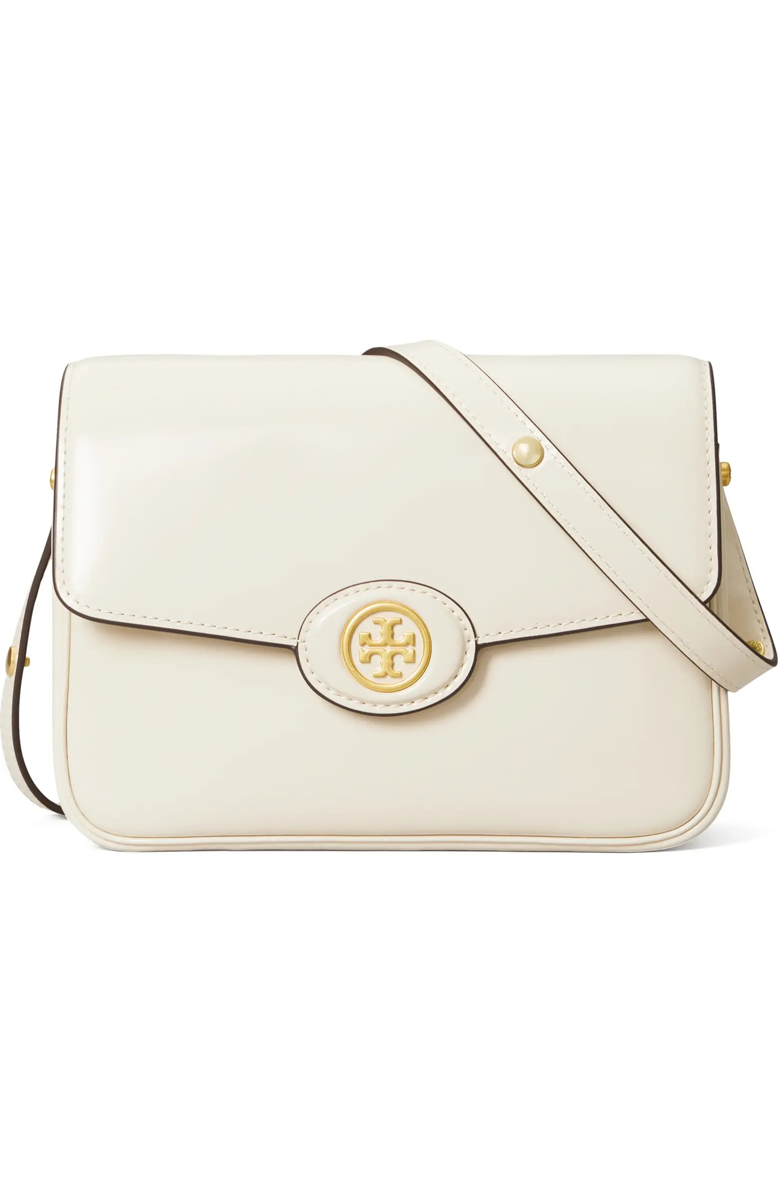Tory Burch Robinson Spazzolato Leather Shoulder Bag | Nordstrom | Nordstrom