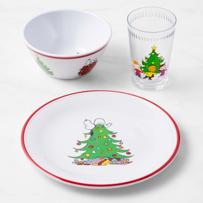 PEANUTS™ Holiday Kids Melamine Set   Only at Williams Sonoma | Williams-Sonoma