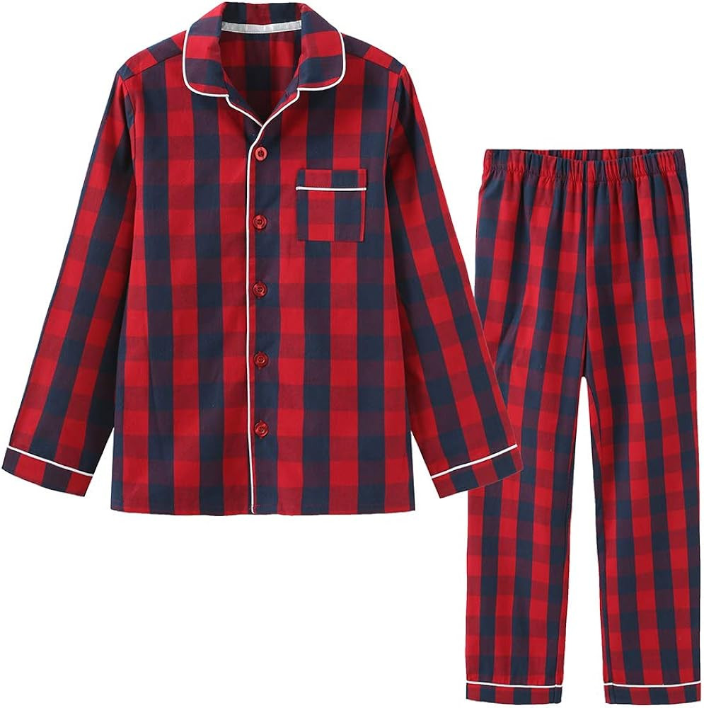 Lavenderi Toddle Kids Girls Boys 100% Cotton Long Sleeve Pajama Set, Pajamas for Kids (Size 2 Tod... | Amazon (US)