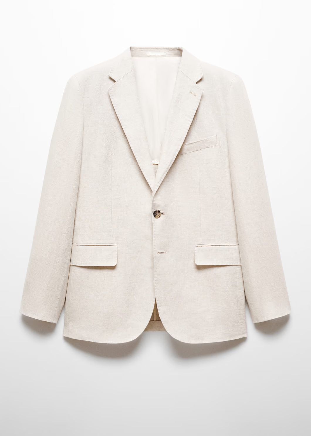 100% linen slim-fit suit blazer -  Men | Mango Man USA | MANGO (US)