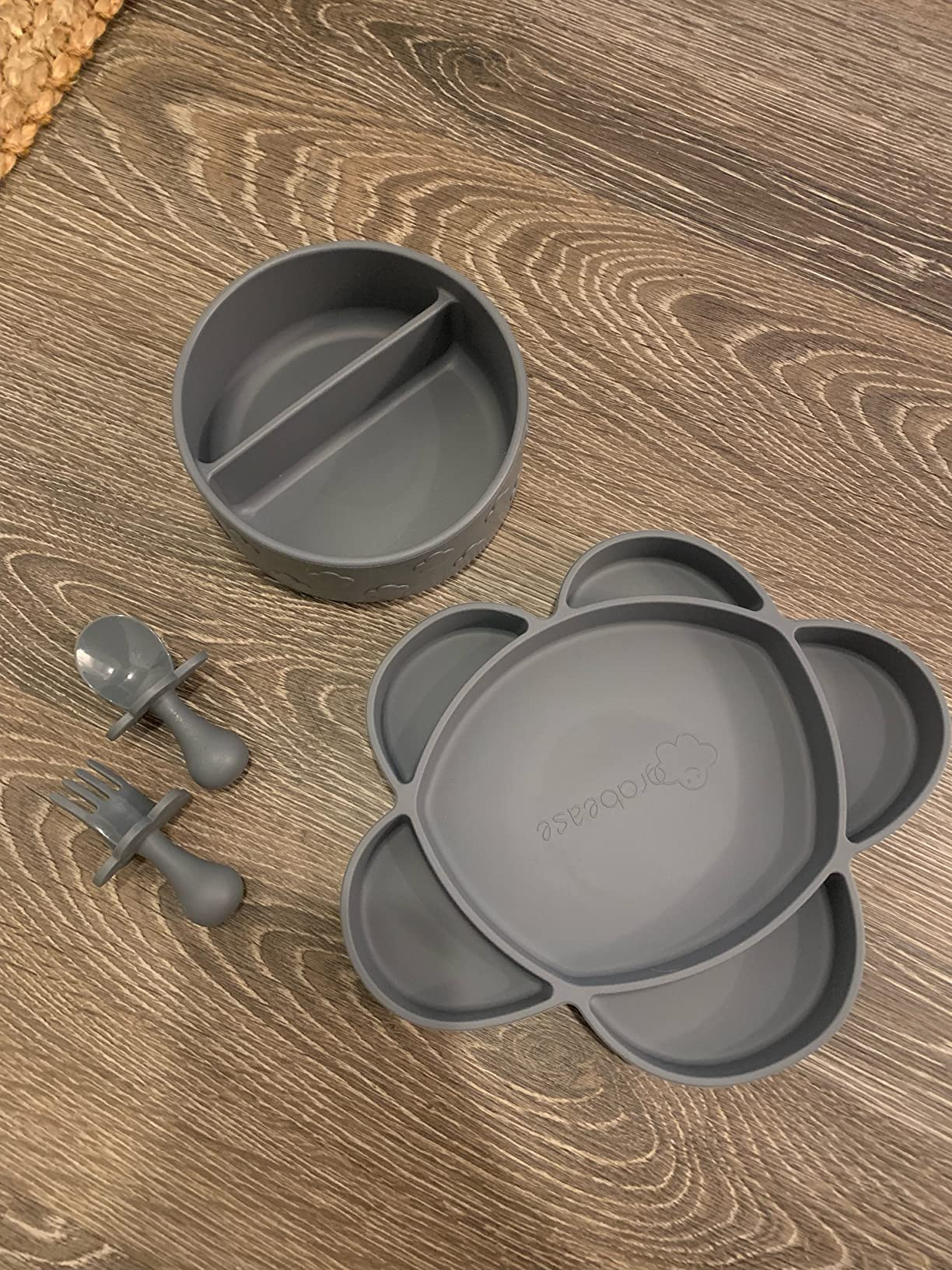 Grabease Baby Feeding Set - Silicone Plates, Bowls, and Suction Plates for Baby-Led Weaning and P... | Amazon (US)