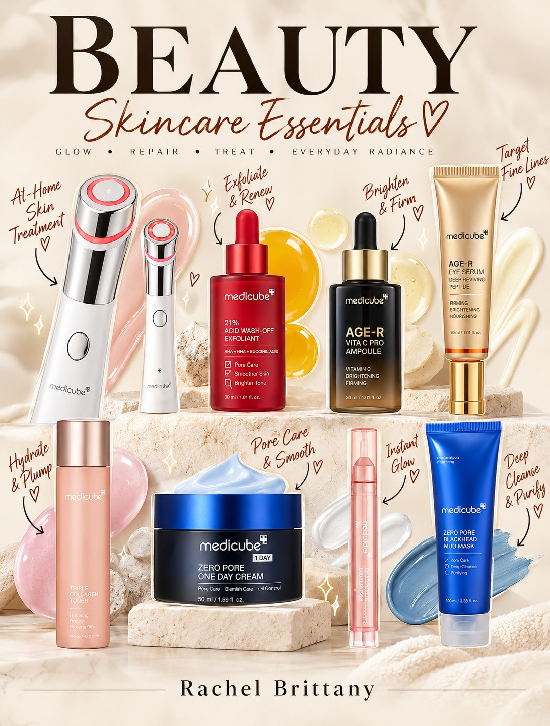 My skincare essentials for a radiant glow are here! Perfect for brightening and smoothing your skin. #SkinCareRoutine
 

 #LTKActive #LTKU #LTKBeauty