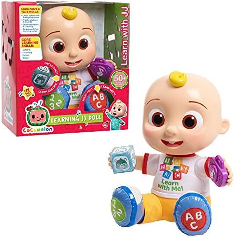 CoComelon Interactive Learning JJ Doll with Lights, Sounds, and Music to Encourage Letter, Number... | Amazon (US)