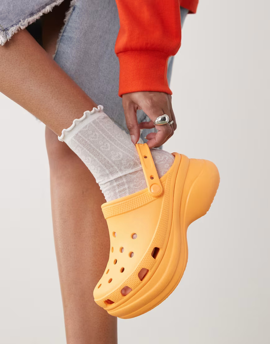 Crocs Bae clogs in orangesicle | ASOS (Global)